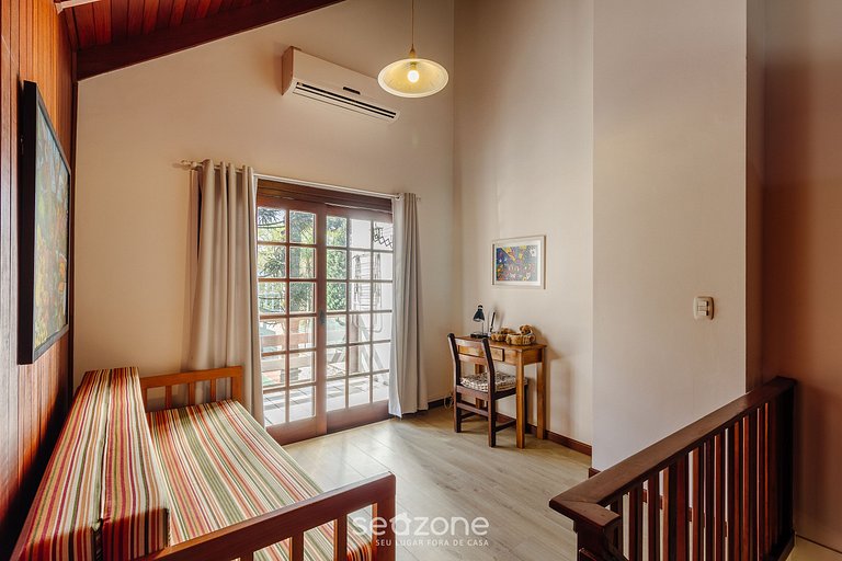 Apto dúplex c/ suite y chimenea en Gramado RLN204