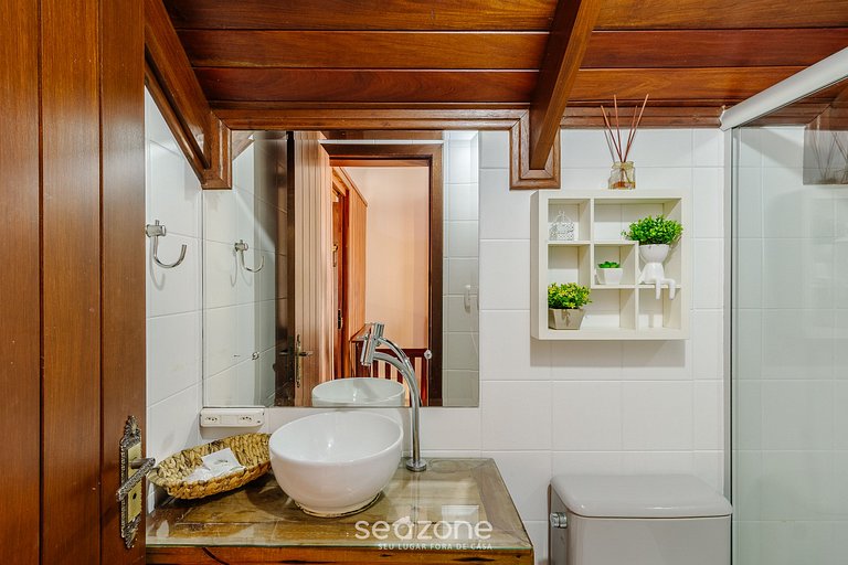 Apto dúplex c/ suite y chimenea en Gramado RLN204