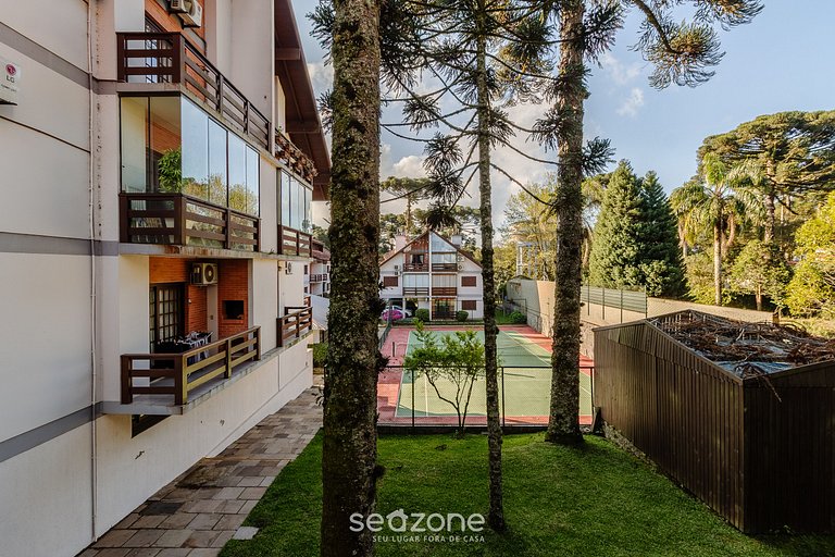 Apto dúplex c/ suite y chimenea en Gramado RLN204