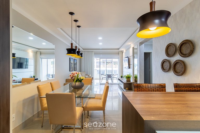 Apto Vista Mar c/ churrasq em Bombinhas ARN0104