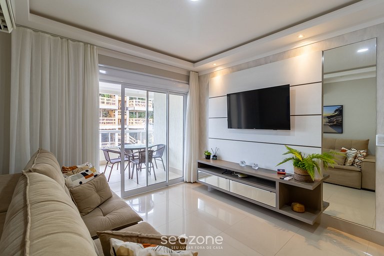 Depto vista mar c/ parrilla Bombinhas ARN0104