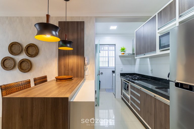 Apto Vista Mar c/ churrasq em Bombinhas ARN0104