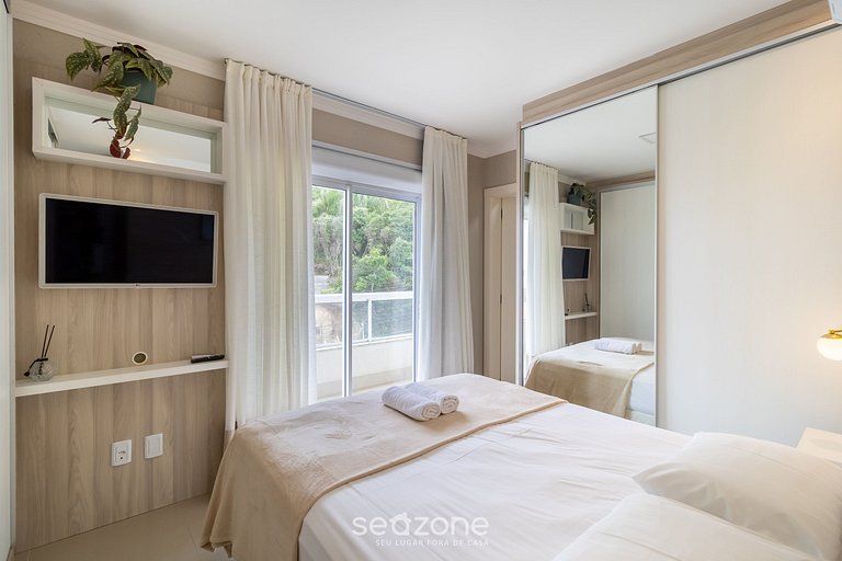 Apto Vista Mar c/ churrasq em Bombinhas ARN0104