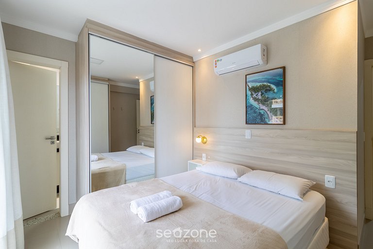 Apto Vista Mar c/ churrasq em Bombinhas ARN0104