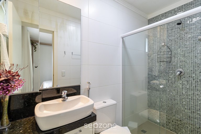 Apto Vista Mar c/ churrasq em Bombinhas ARN0104