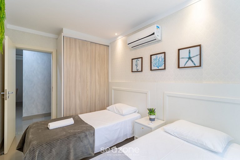 Depto vista mar c/ parrilla Bombinhas ARN0104