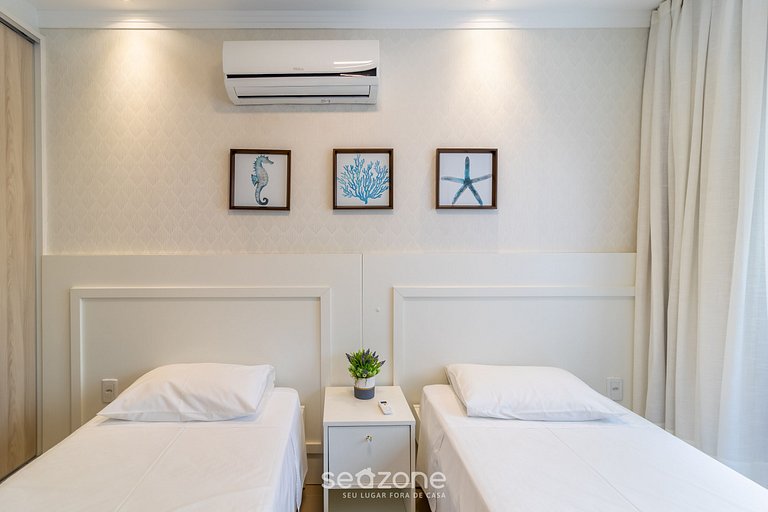 Apto Vista Mar c/ churrasq em Bombinhas ARN0104