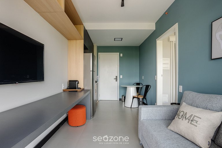 Apto Charmoso e Moderno no Santo Amaro - NOA0704