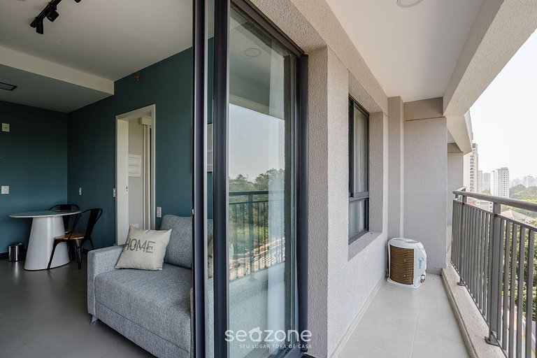 Apto Charmoso e Moderno no Santo Amaro - NOA0704