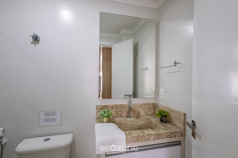 Apto 3Q c/ Churrasq. a 290m da Praia PIC0125