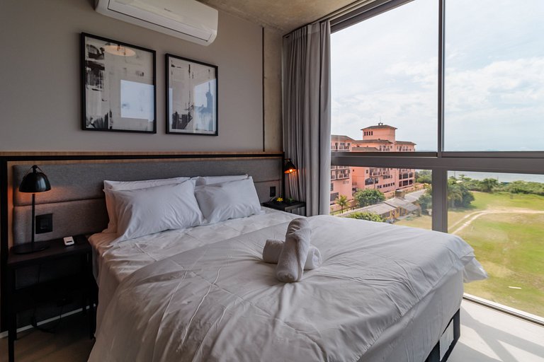 Estúdio de luxo com vista mar em Jurerê SPJ0505