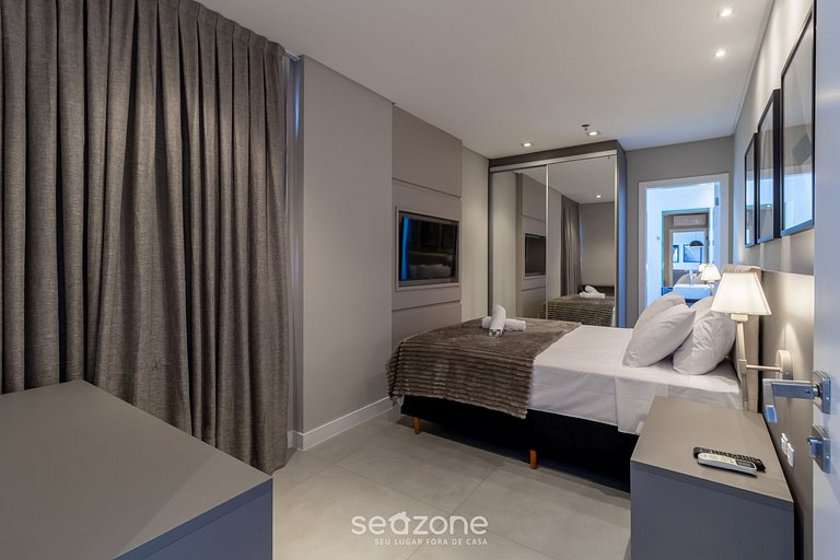 Apto vista mar cond. c/ piscina 280m playa MHF2109