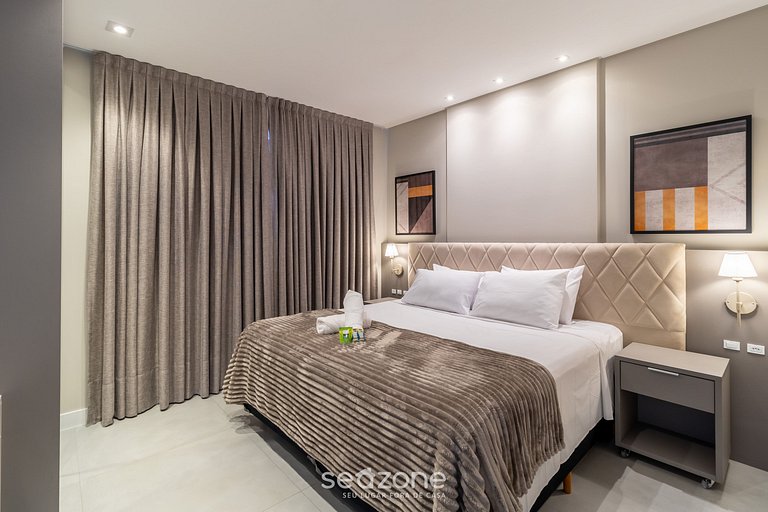 Apto vista mar cond. c/ piscina 280m playa MHF2109