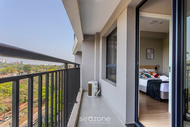 Encantador Moderno Apartamento Santo Amaro NOA0705