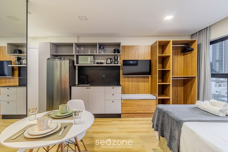 Studio Charmoso com Piscina no Terraço - RUP0101