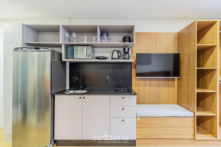 Studio Charmoso com Piscina no Terraço - RUP0101