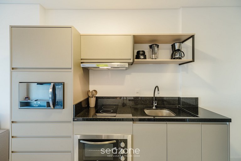 Apto vista mar cond. c/piscina 280m MHF0805