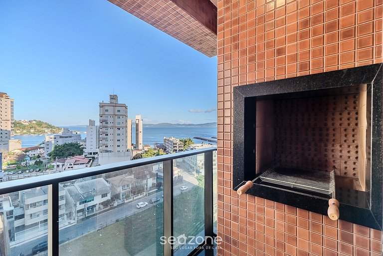 Apto vista mar cond. c/ piscina 280m playa MHF0802