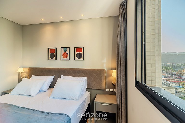 Apartamento com vista para o mar em condomínio, a 280 metros