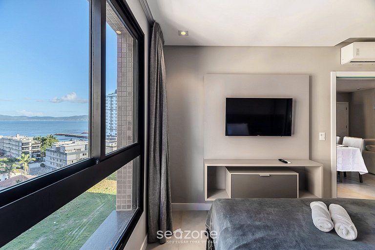 Apto vista mar cond. c/ piscina 280m playa MHF0802