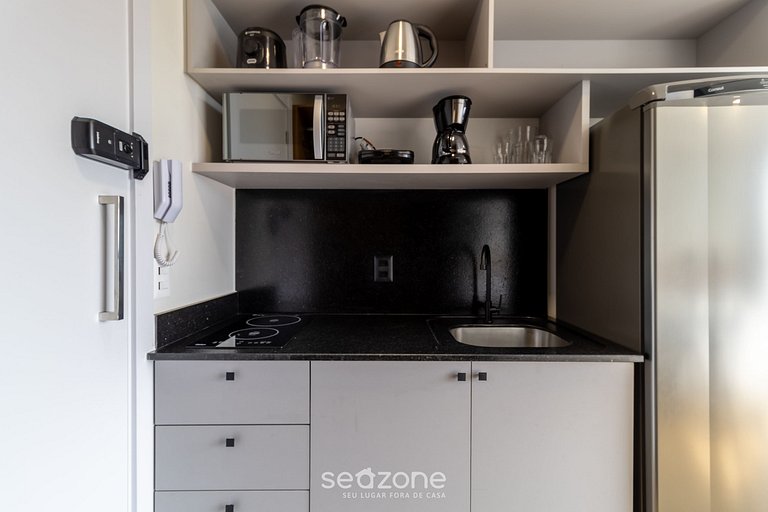 Studio aconchegante em Prédio c/ Piscina RUP1405