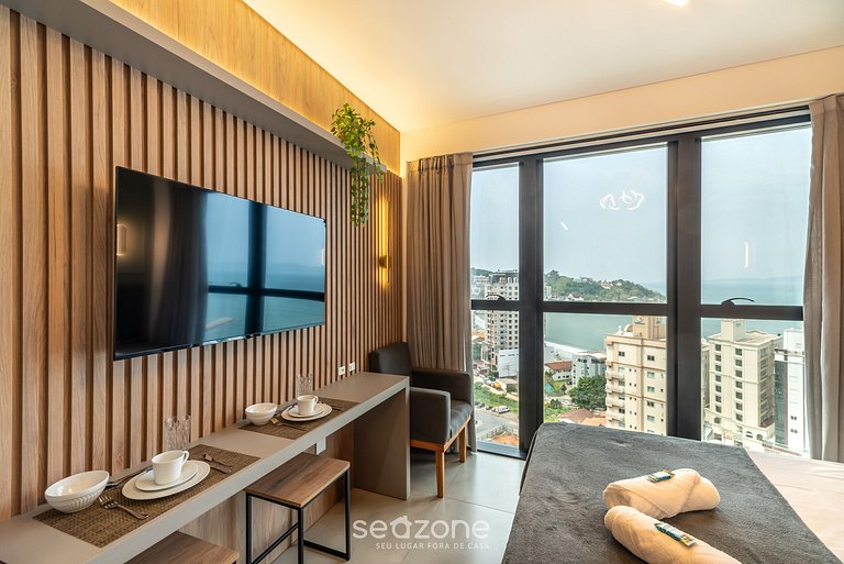 Studio Moderno c/ Vista Mar e Piscina MHFA1607