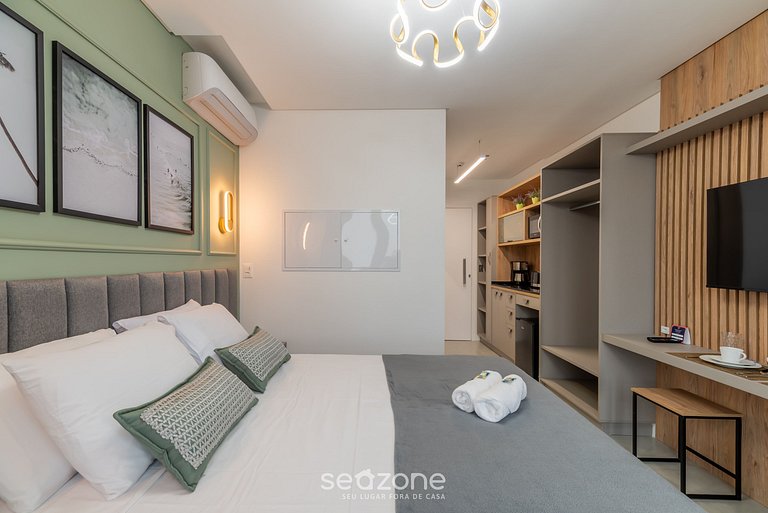 Studio Moderno c/ Vista Mar e Piscina MHFA1607