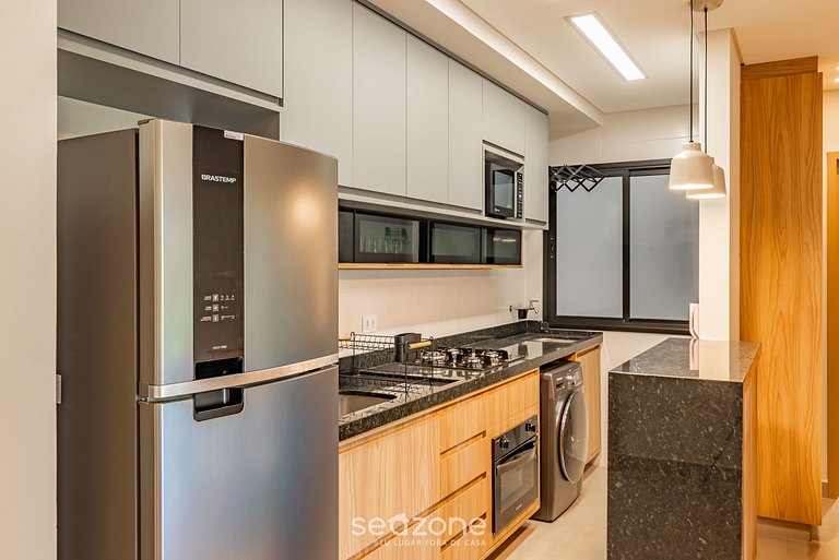 Apto con parrilla a 290m de la playa HRE0035