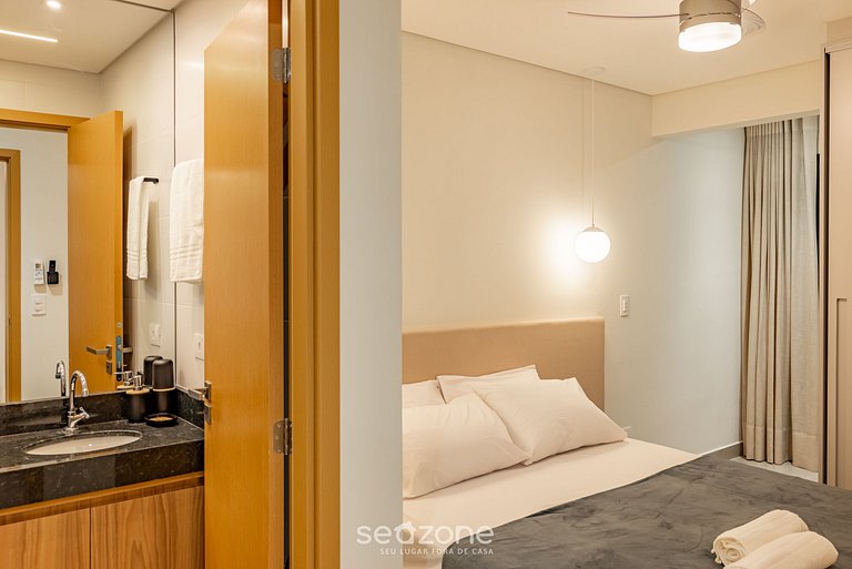 Apto con parrilla a 290m de la playa HRE0035