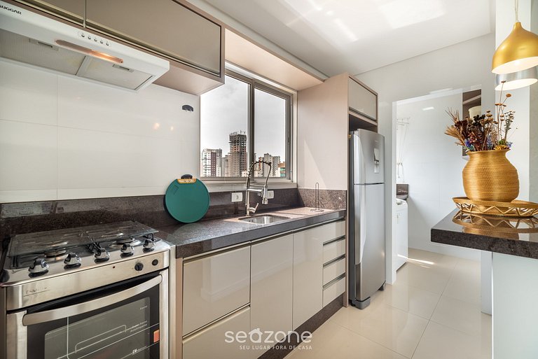 Apto 2Hab c/ Parrilla en Meia Praia MLO0601