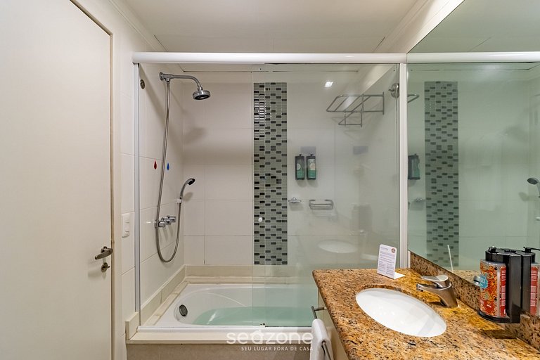 Apto vista mar em Resort de Luxo - JBV0207