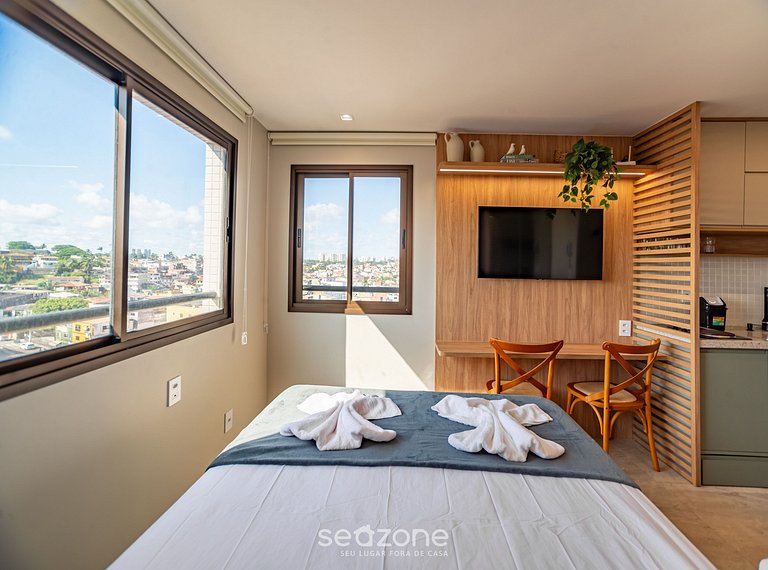Confort con Piscina Frente al Mar SOA0907