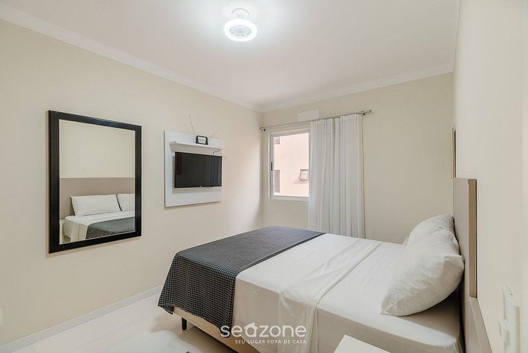 Apto c/ Churrasqueira a 350m da Praia RGP0107