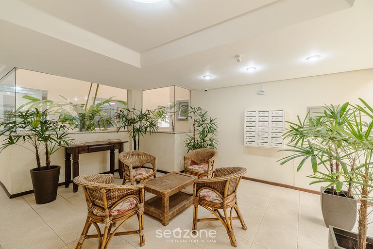 Apto c/ Churrasqueira a 350m da Praia RGP0107