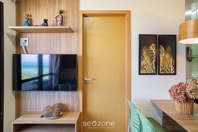 Apto confortável vista mar em Salvador SOA0602