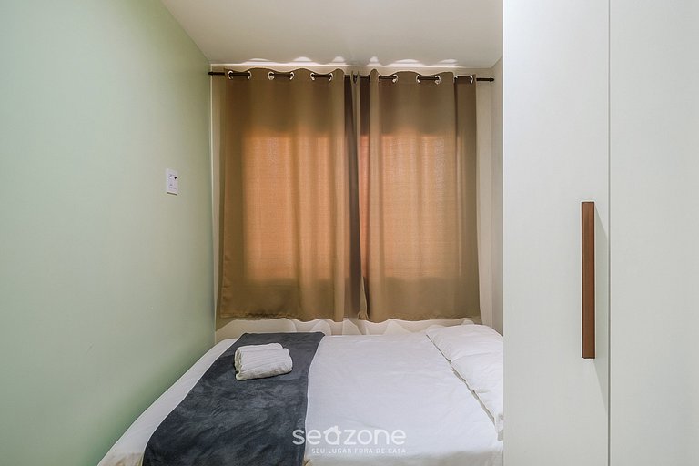 Apto c/ piscina Vista Mar 300m da Praia - SOA0111