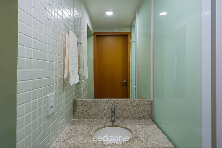 Apto c/ piscina Vista Mar 300m da Praia - SOA0111