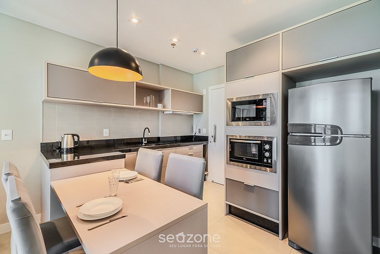 Apto 1D c/piscina 280m playa Itapema MHF1603