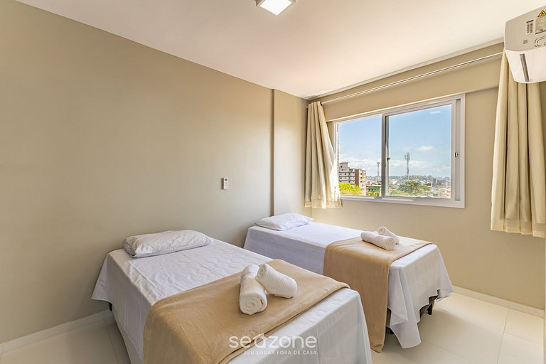 Ap Vista Mar 2 Dorm 900m la playa Ilhéus ERN0503