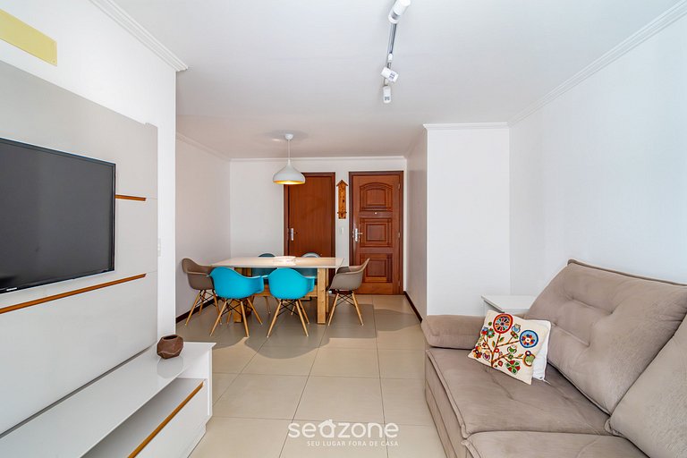 Ótimo apto a 7min da praia das Dunas EFR203