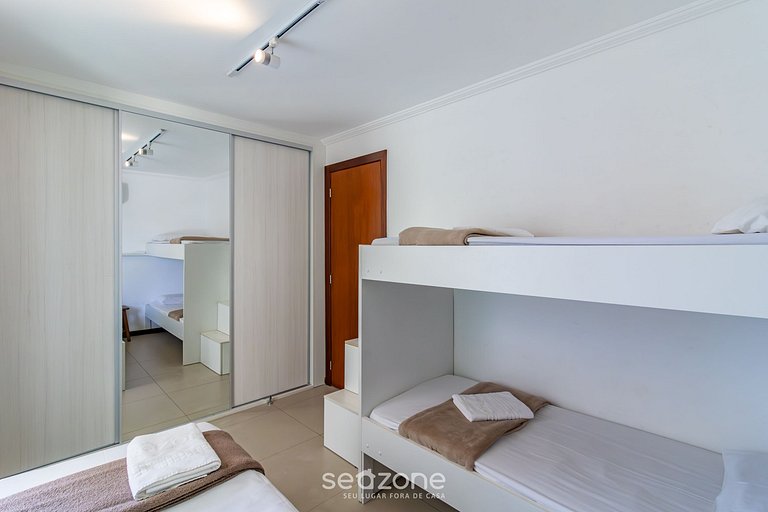 Ótimo apto a 7min da praia das Dunas EFR203