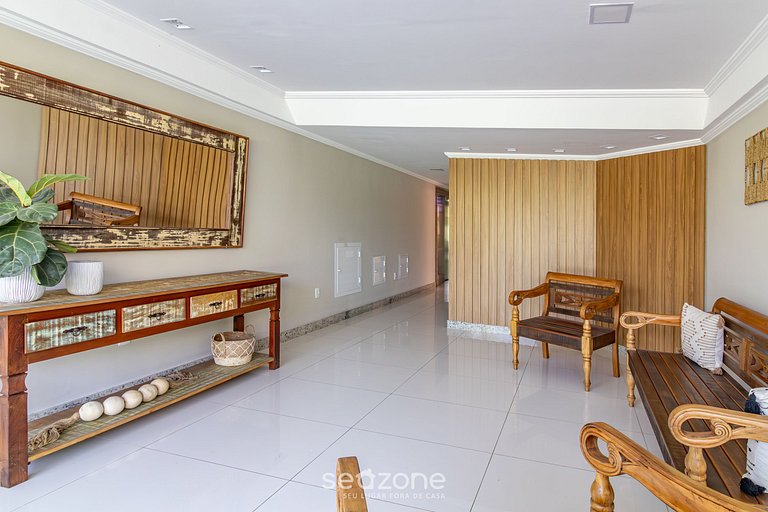 Ótimo apto a 7min da praia das Dunas EFR203