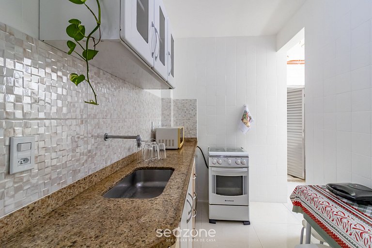 Apto Acogedor a 350m de la Playa do Forte ECF0306