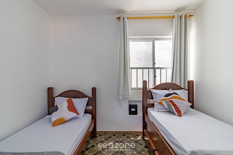 Apto Acogedor a 350m de la Playa do Forte ECF0306