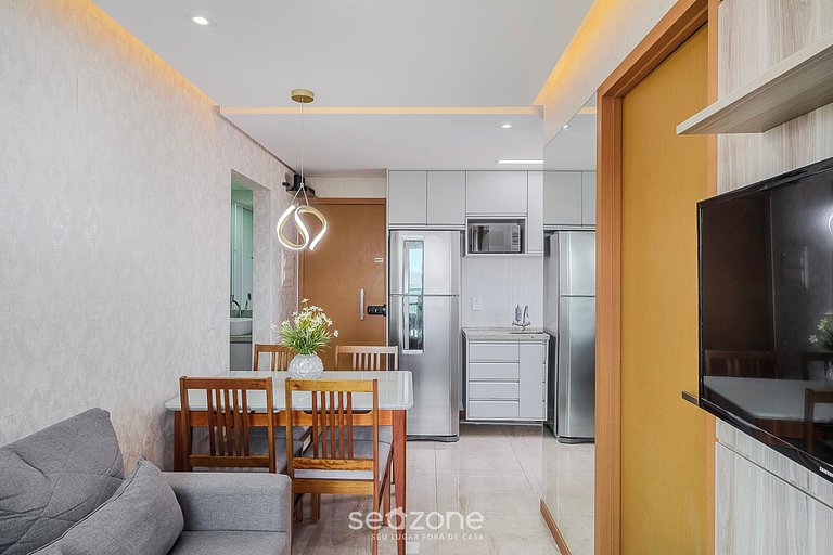 Apto vista mar 300m da Praia em Salvador SOA0301