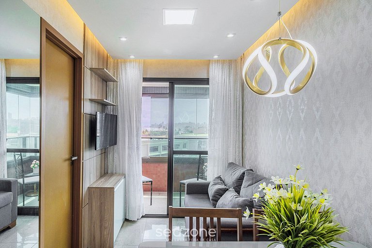 Apto vista mar 300m da Praia em Salvador SOA0301