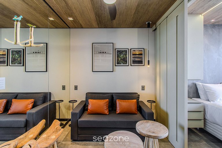 Estúdio Novíssimo e Moderno c/ Vista Mar - NWT1316