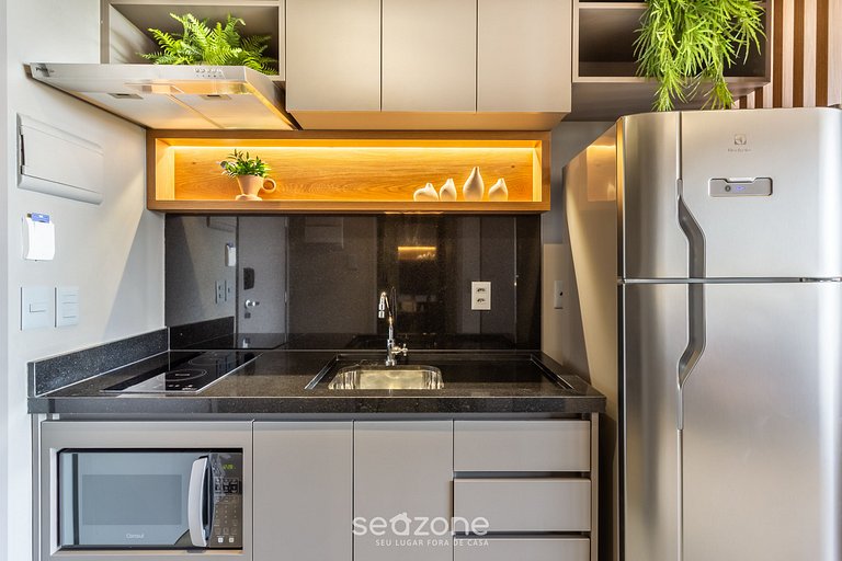 Estúdio Moderno c/ Vista Mar Lateral - NWT0313