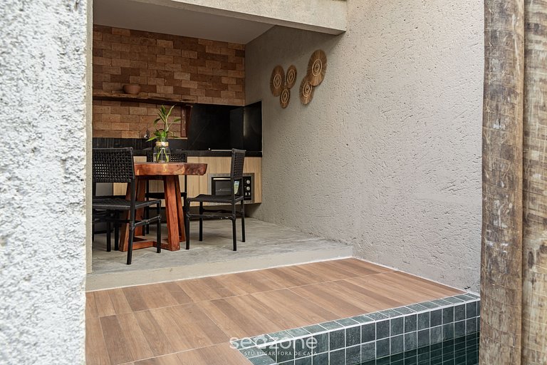 Apt com piscina e churrasqueira VNR005