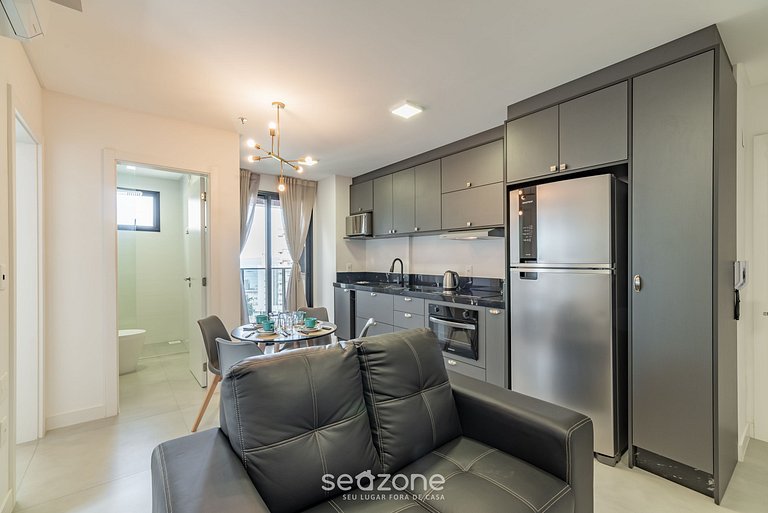 Apto 2H c/ piscina vista mar 280m playa MHF0902